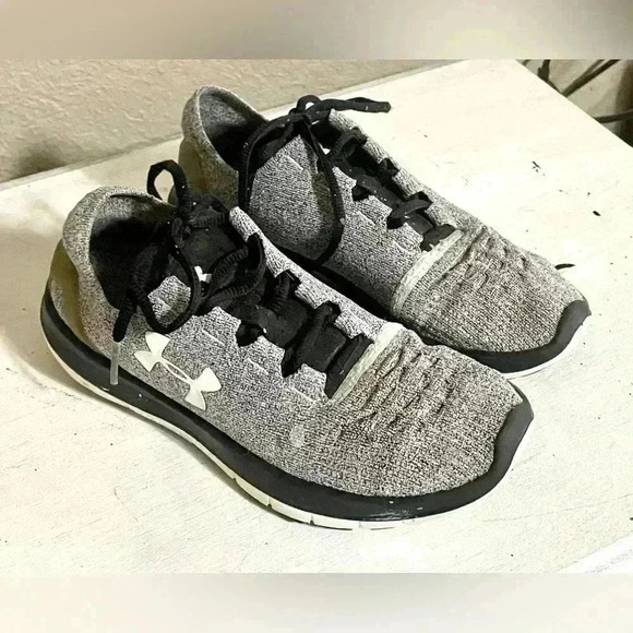 Under Armour Speedform Slingride Women Size 8 - 1282000-001 Running Shoes Gray - Picture 5 of 8